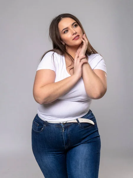 FAT woman in the shower. Chubby ass